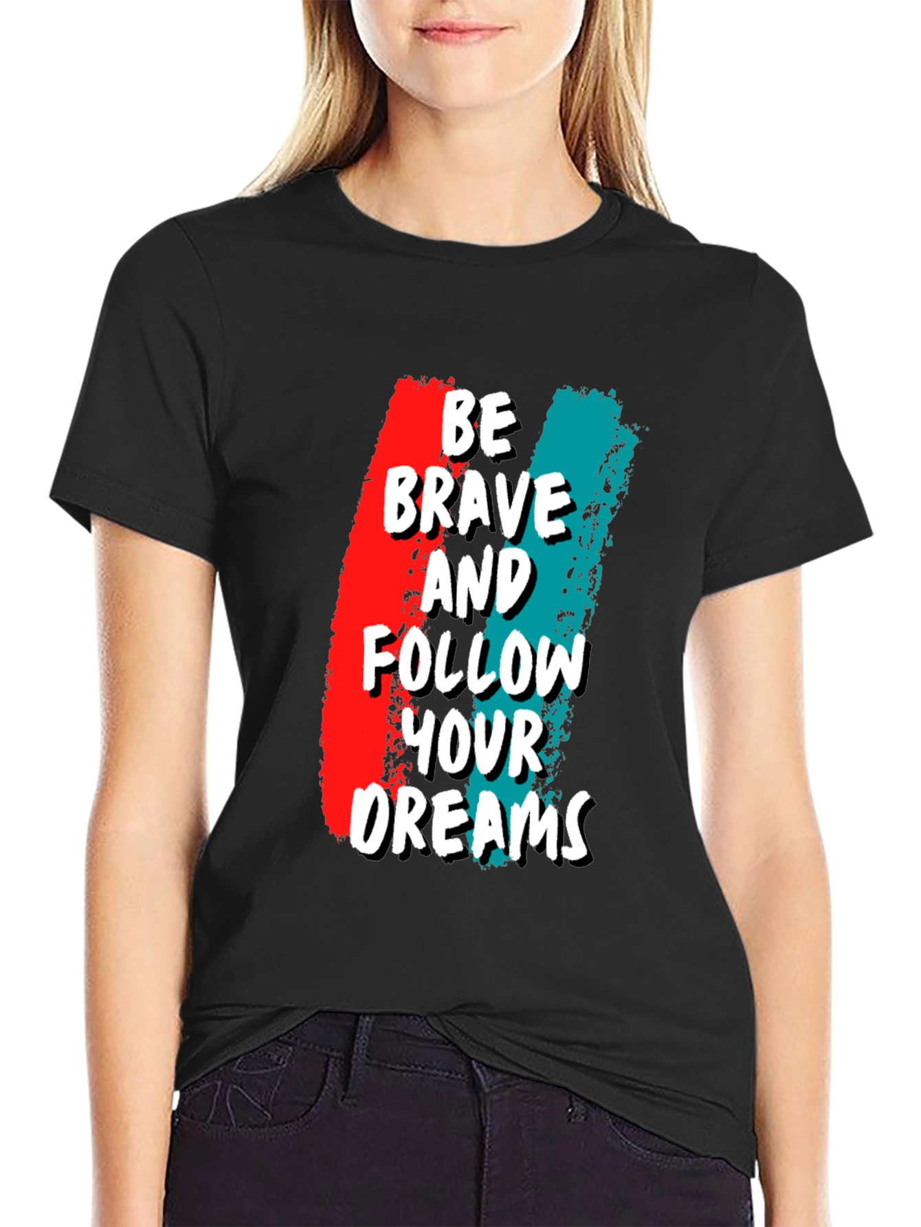 Be Brave Graphic Tee - Motivational T-Shirt