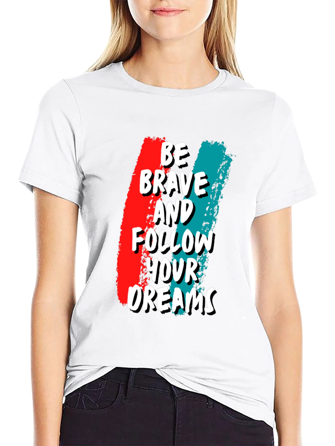 Be Brave Graphic Tee - Motivational T-Shirt