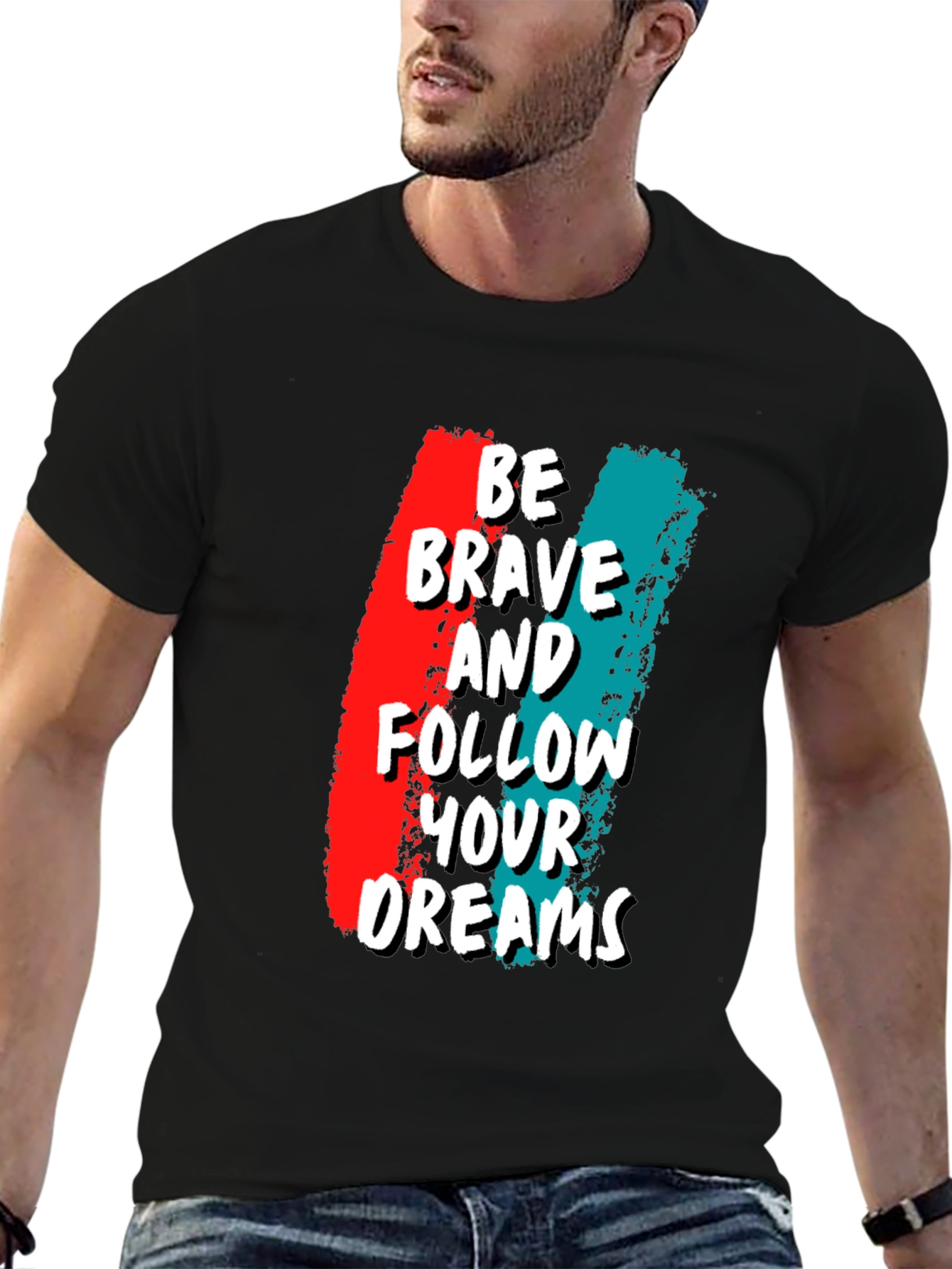 Be Brave Graphic Tee - Motivational T-Shirt