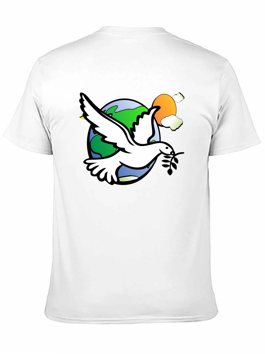 Peace Dove Graphic T-Shirt - Stylish Comfort