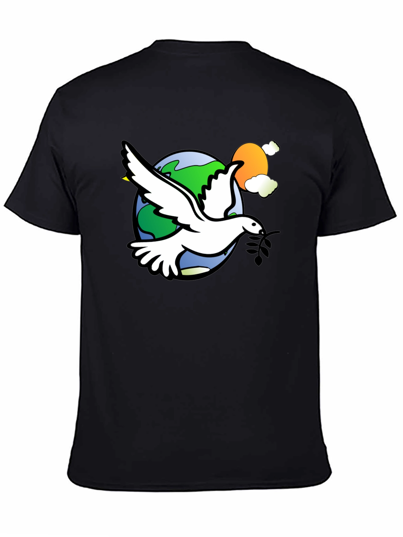 Peace Dove Graphic T-Shirt - Stylish Comfort
