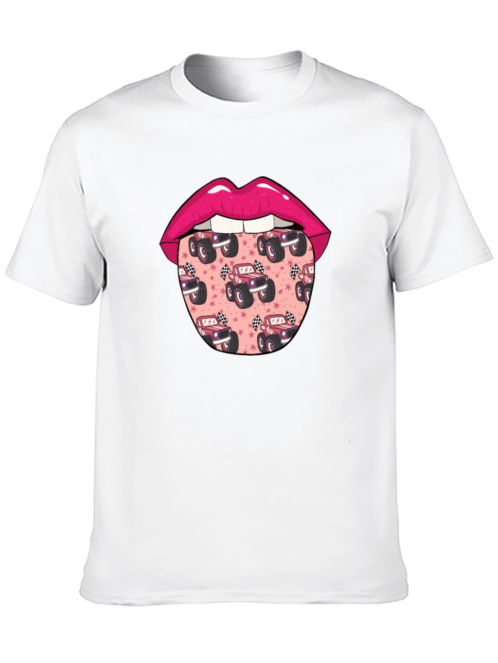 Monster Truck Lips Graphic Tee - Unisex