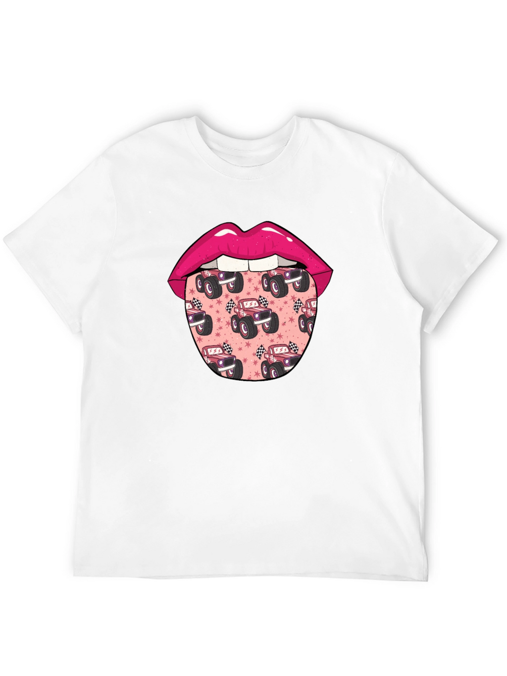 Monster Truck Lips Graphic Tee - Unisex