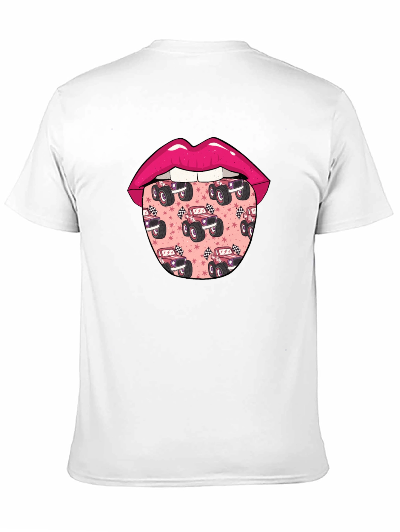 Monster Truck Lips Graphic Tee - Unisex