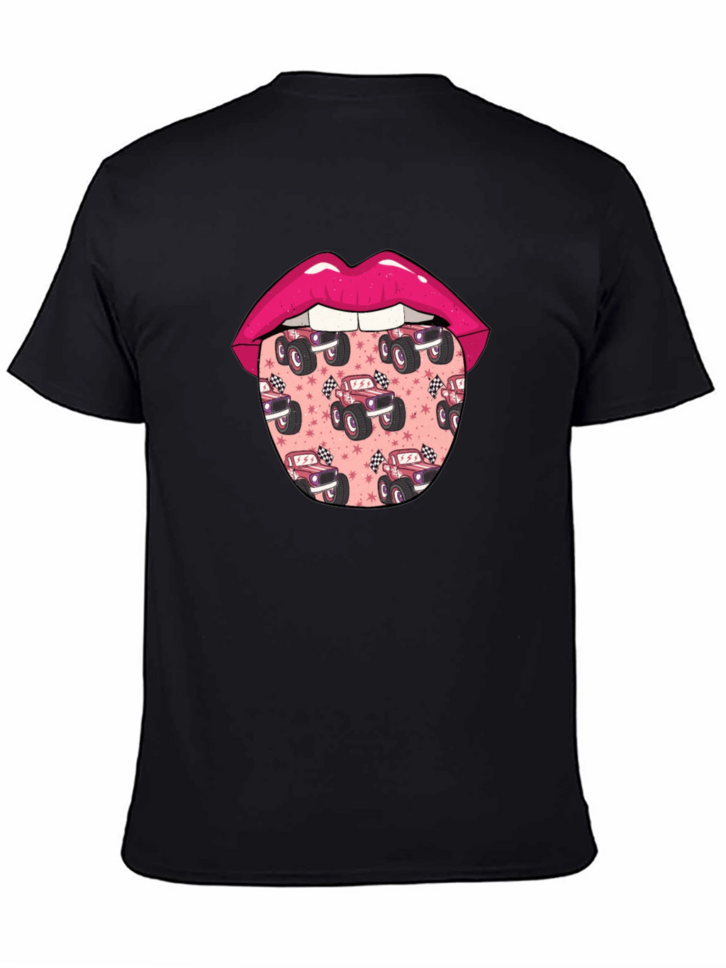 Monster Truck Lips Graphic Tee - Unisex