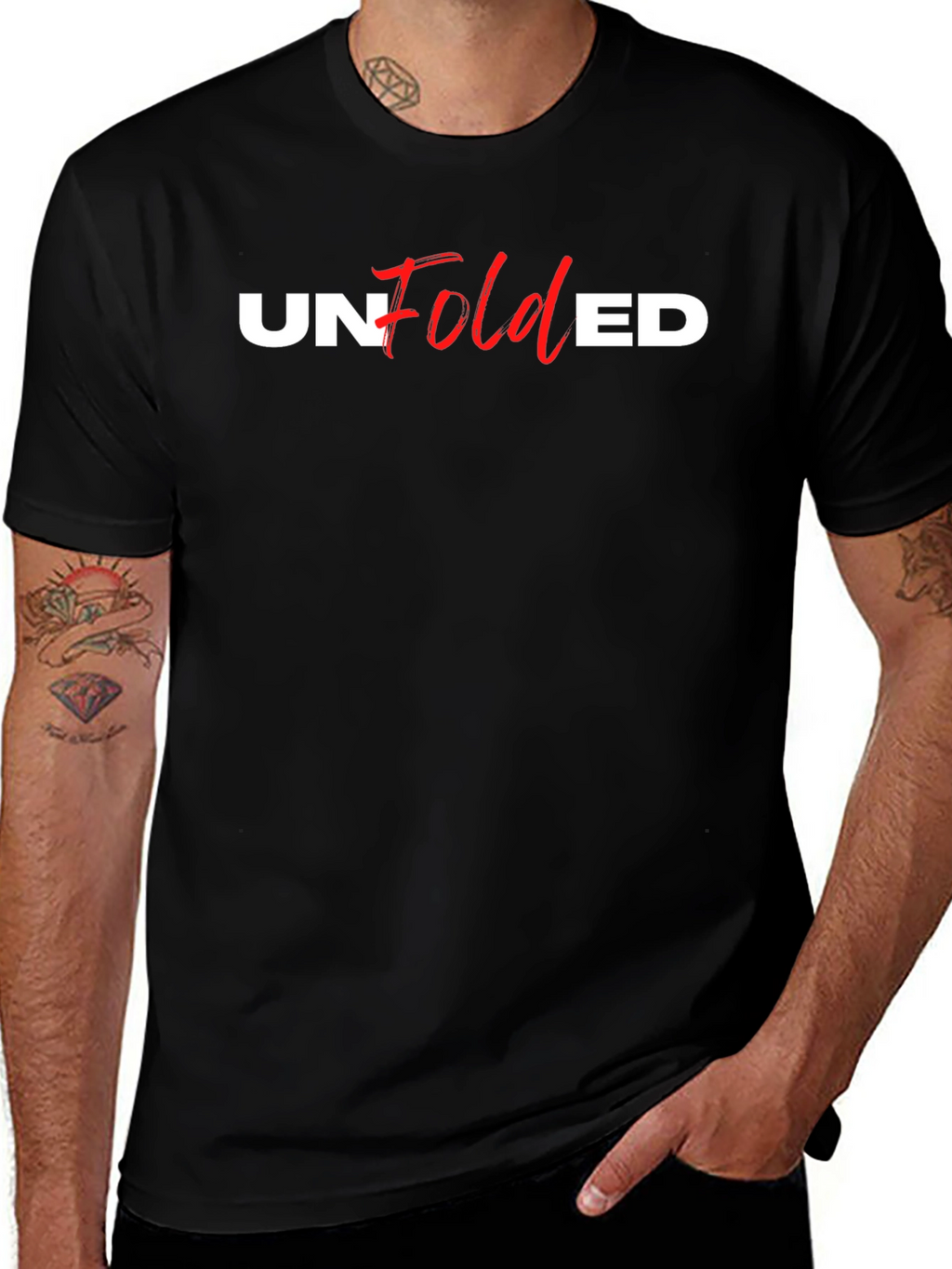 Unfolded Graphic Tee - Stylish Casual Wear