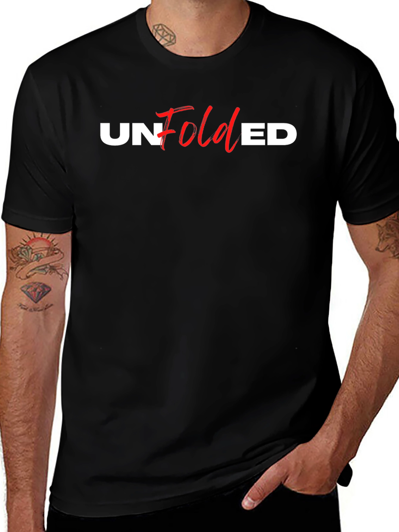 Unfolded Graphic Tee - Stylish Casual Wear