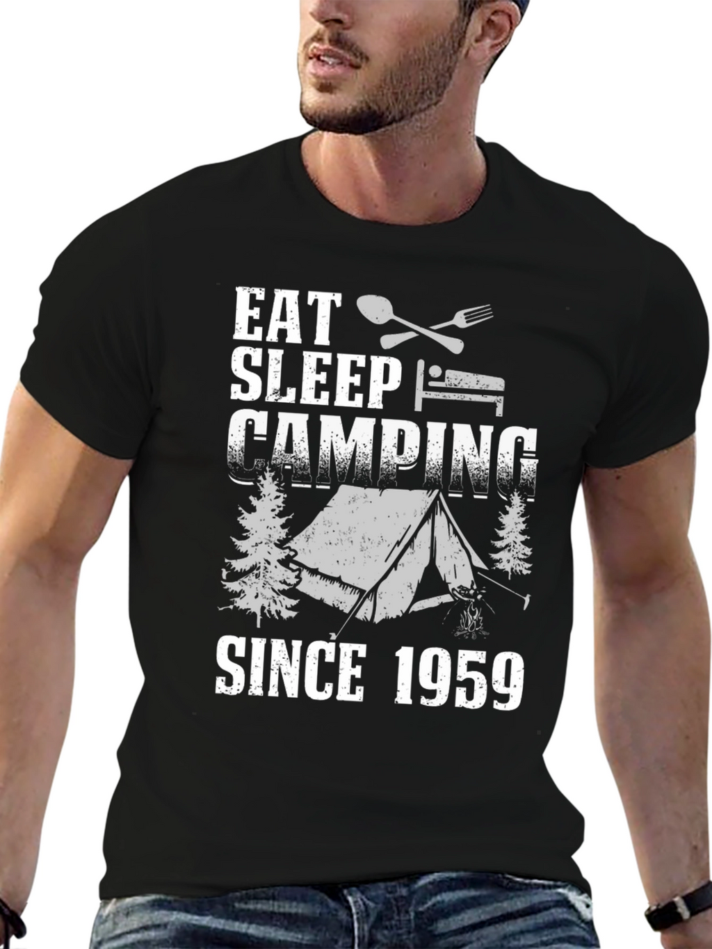 Eat Sleep Camping Since 1959 T-Shirt