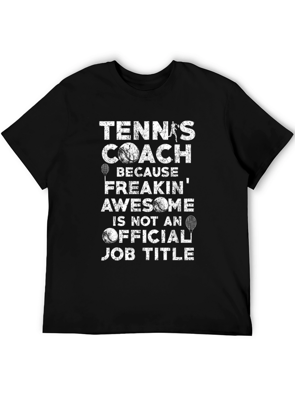 Tennis Coach Graphic T-Shirt