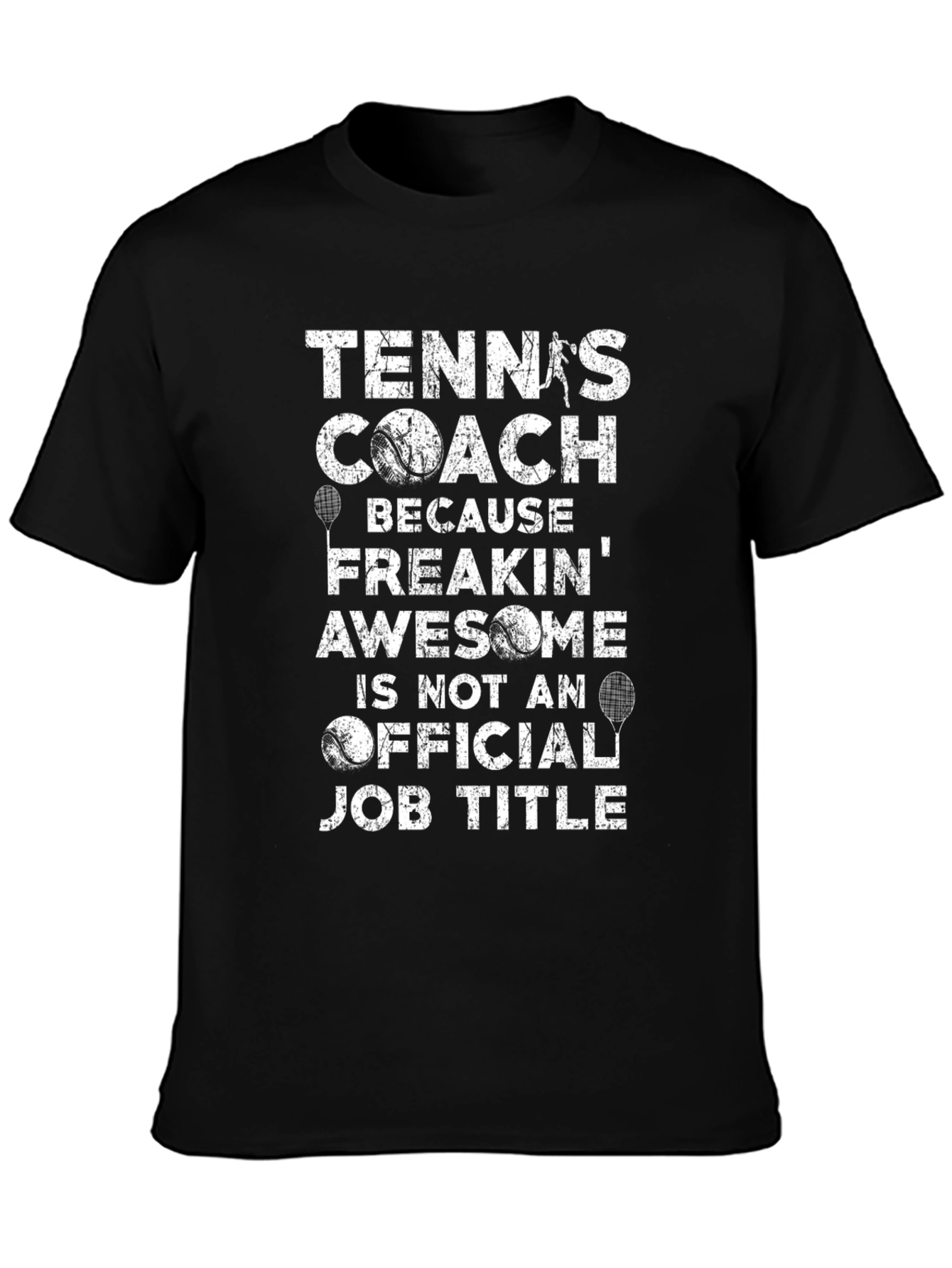 Tennis Coach Graphic T-Shirt
