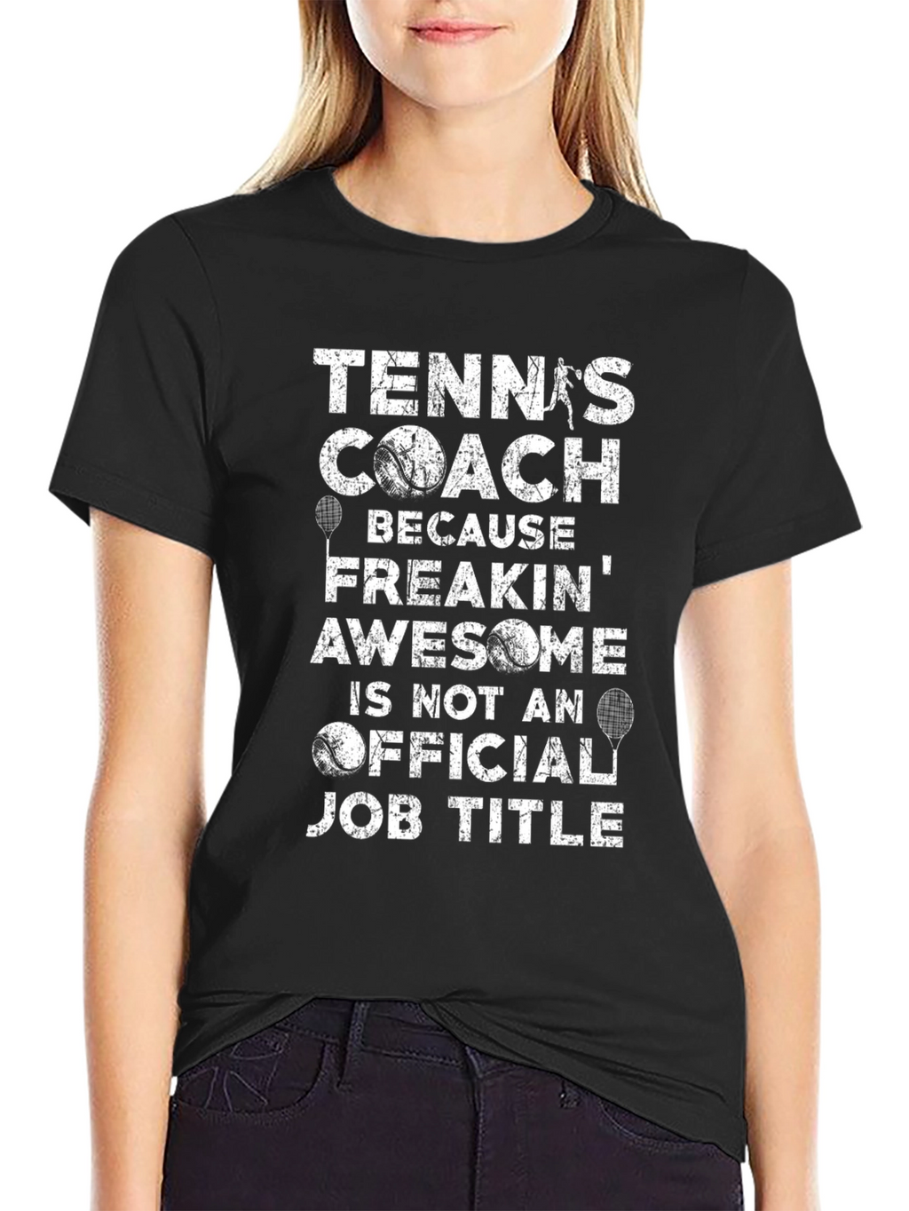 Tennis Coach Graphic T-Shirt
