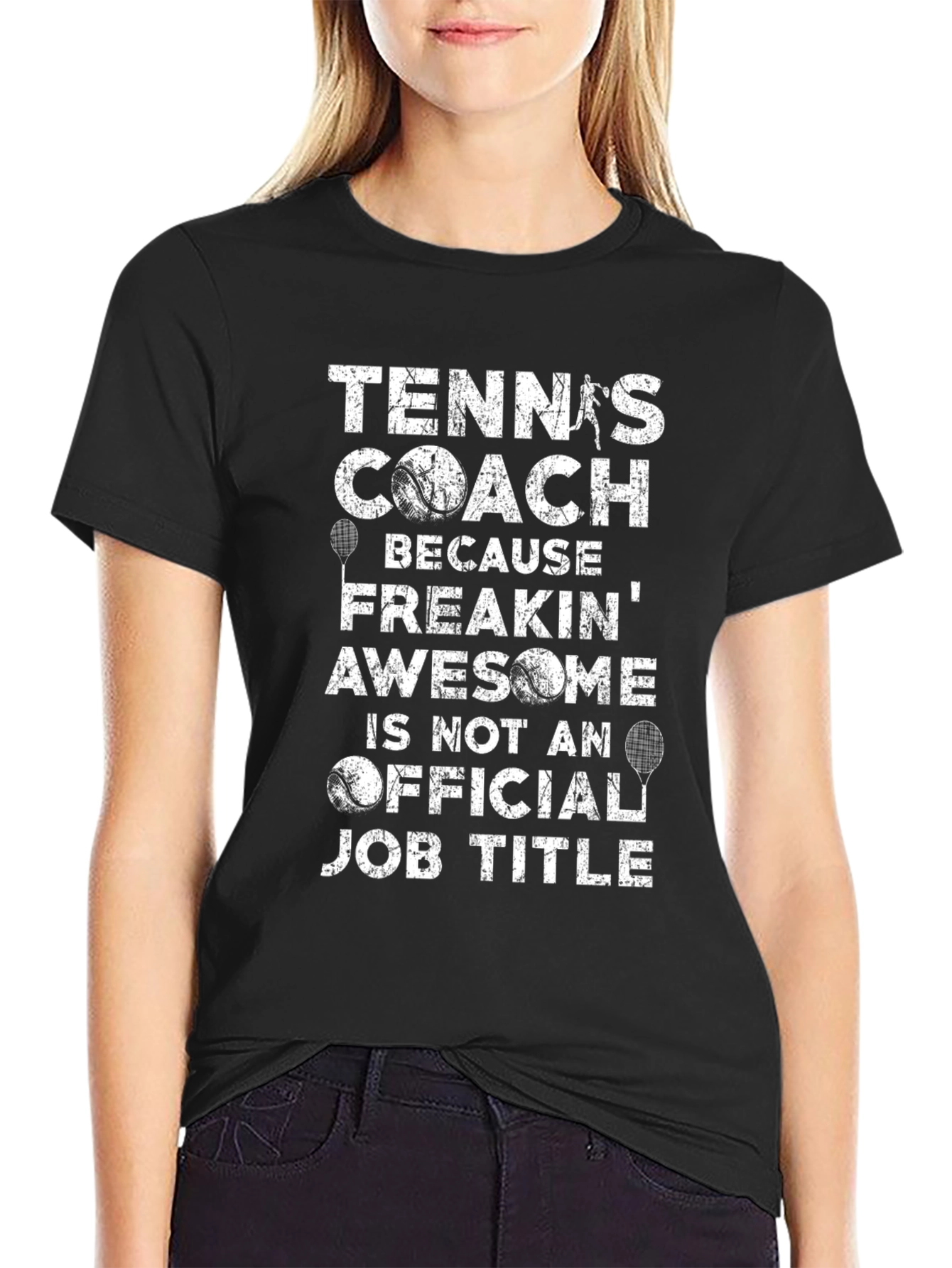 Tennis Coach Graphic T-Shirt