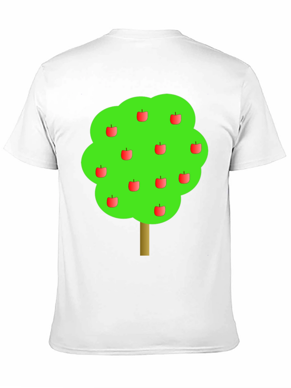 Apple Tree Graphic Black T-Shirt