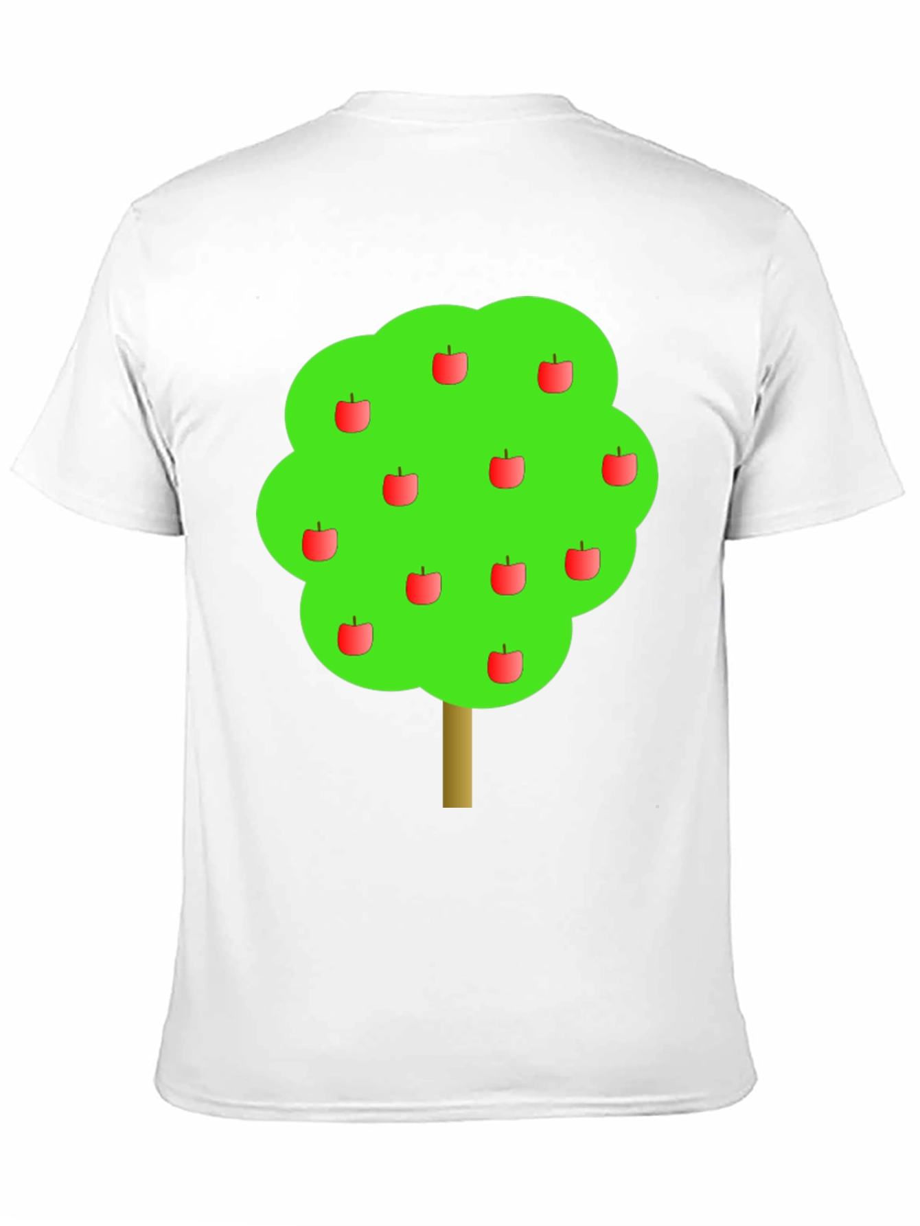 Apple Tree Graphic Black T-Shirt