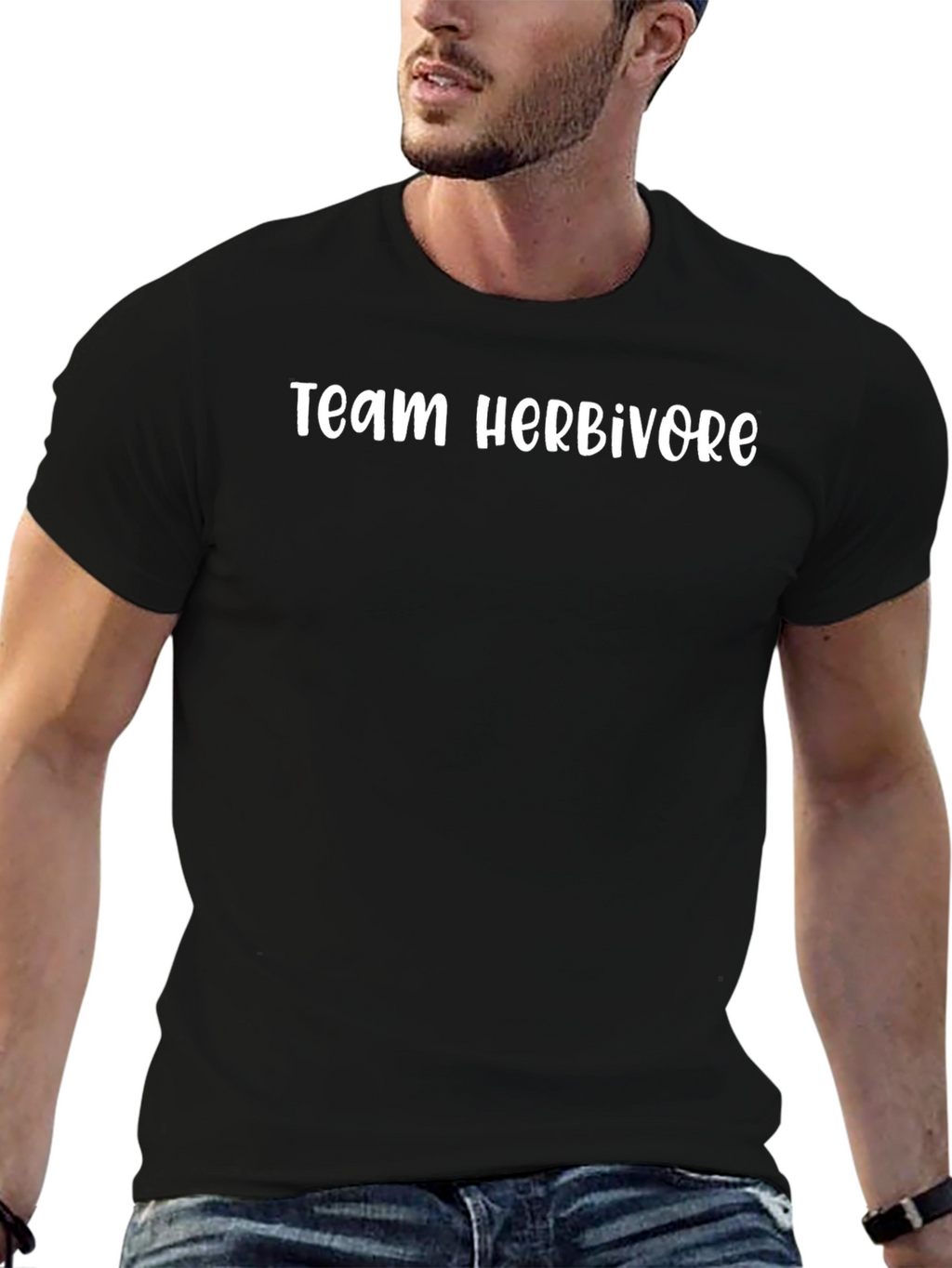 Team Herbivore Black T-Shirt
