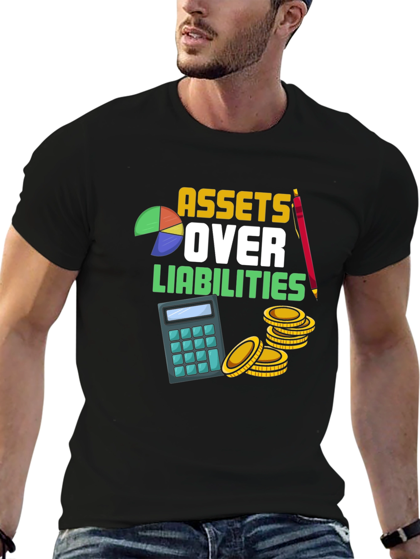 Assets Over Liabilities Graphic T-Shirt