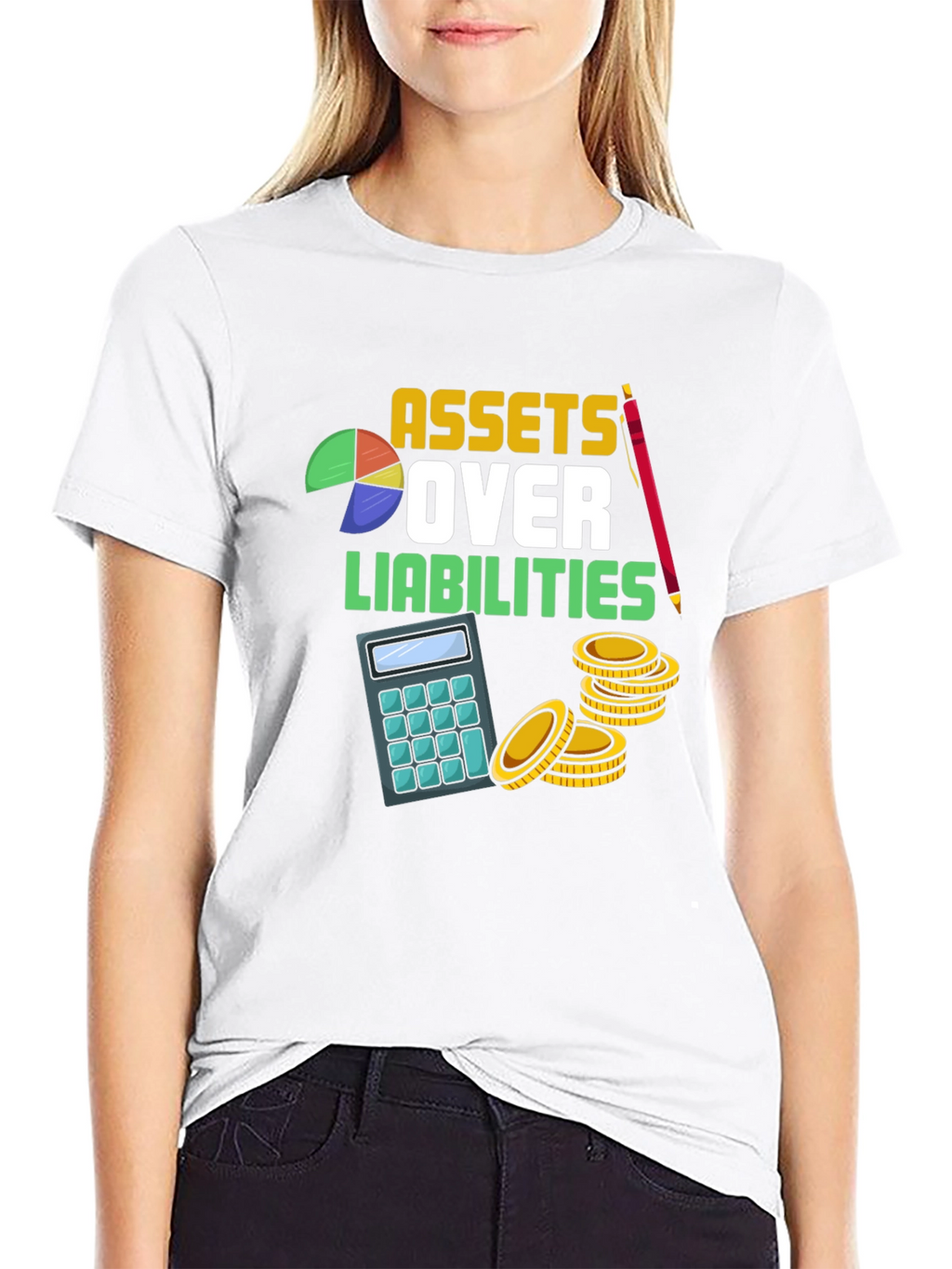Assets Over Liabilities Graphic T-Shirt