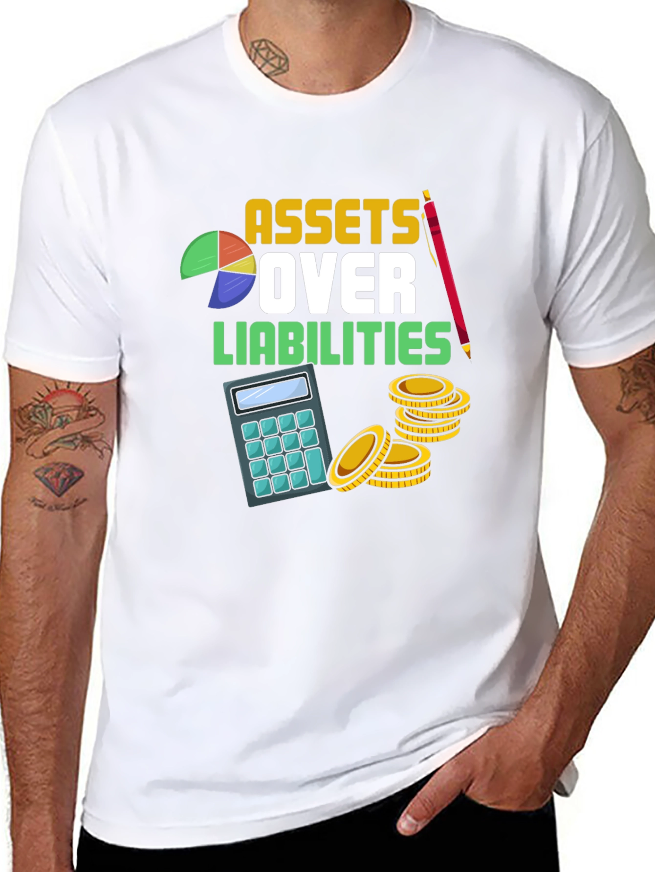 Assets Over Liabilities Graphic T-Shirt