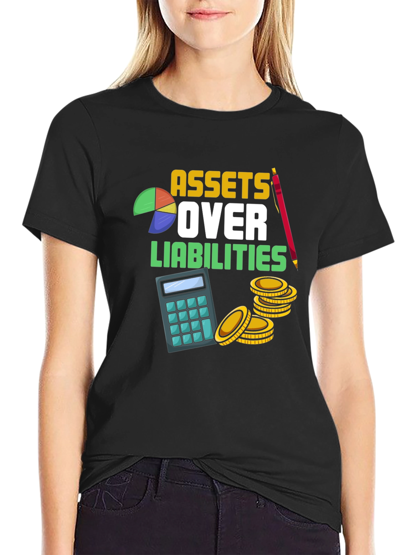 Assets Over Liabilities Graphic T-Shirt