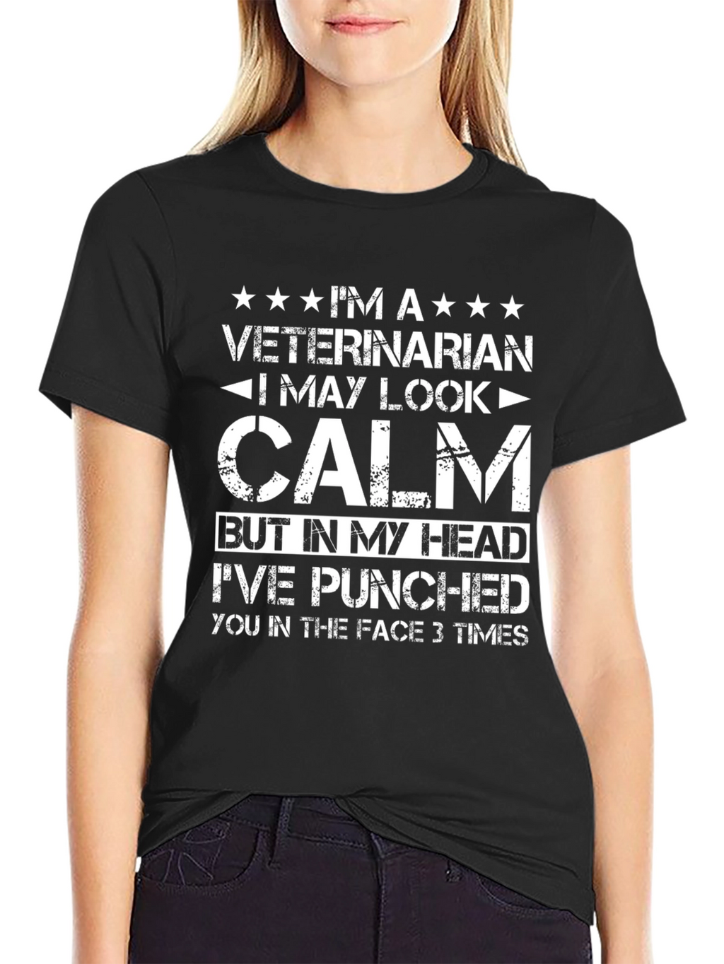 Veterinarian Calm Funny T-Shirt