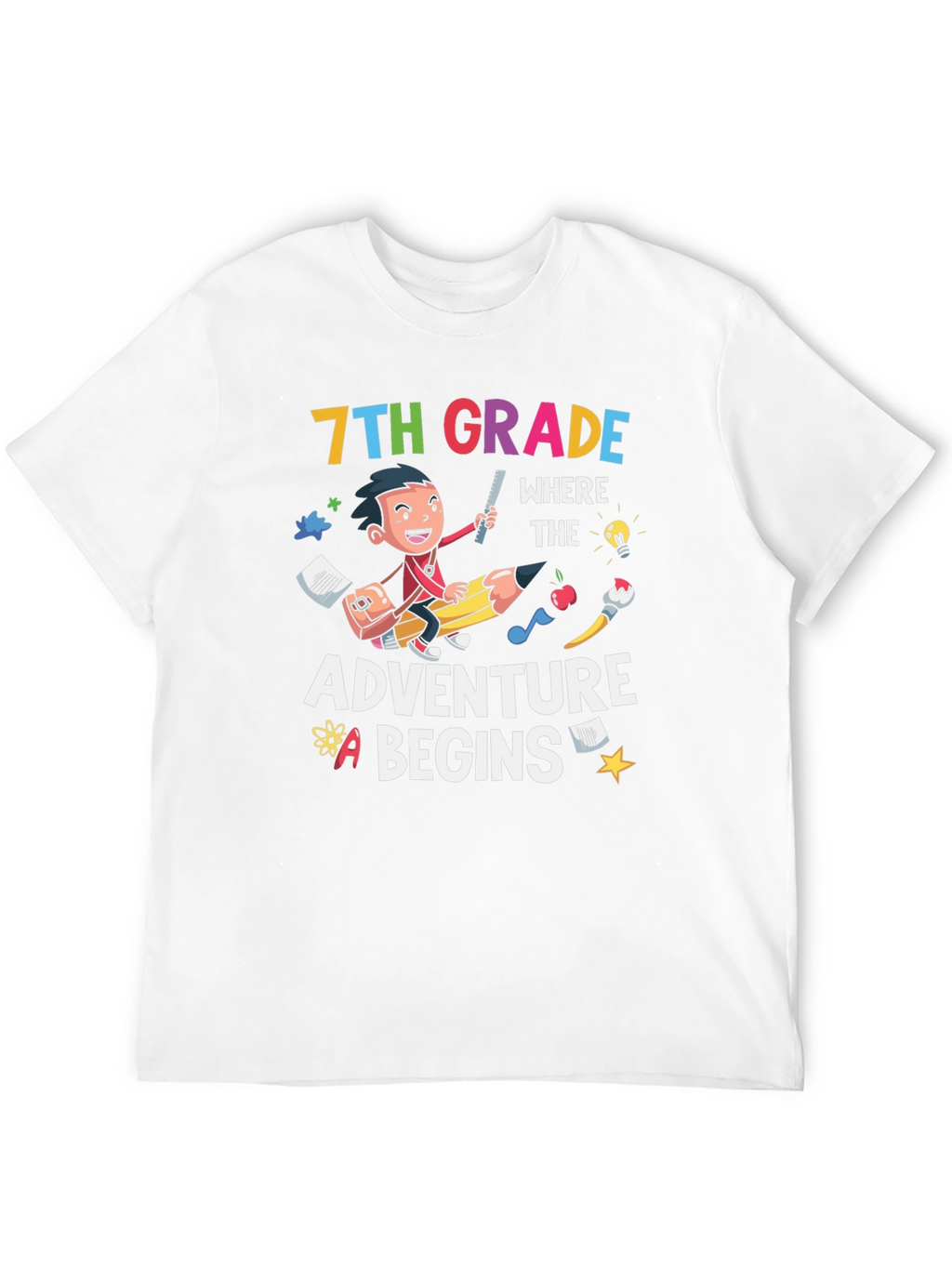 7th Grade Adventure Begins T-Shirt