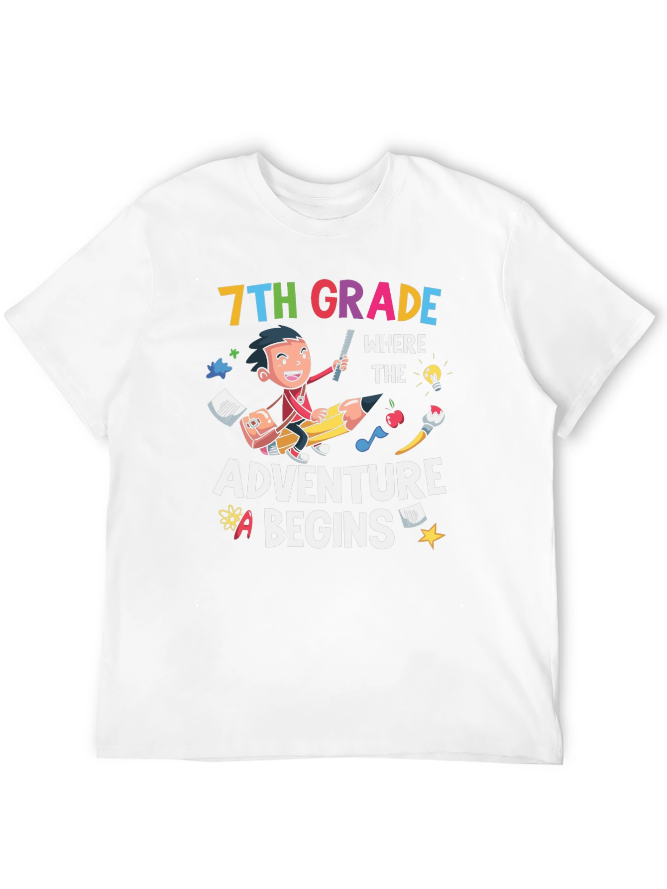 7th Grade Adventure Begins T-Shirt