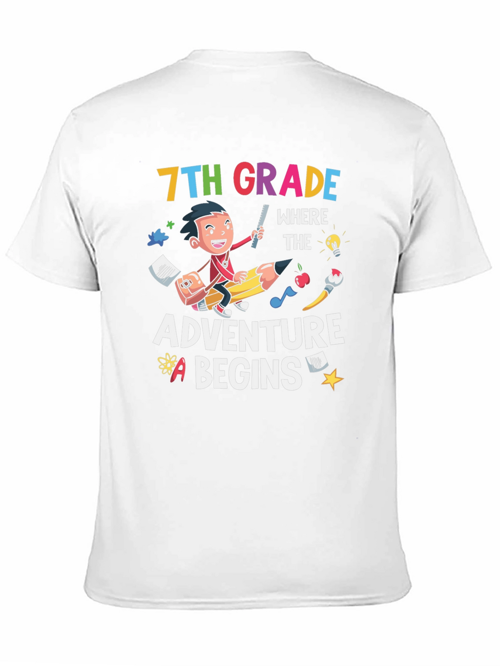 7th Grade Adventure Begins T-Shirt