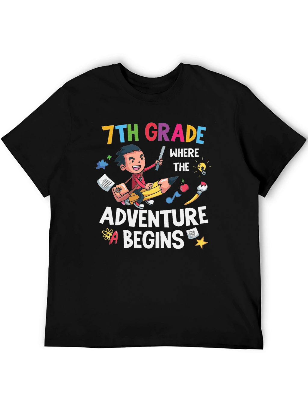 7th Grade Adventure Begins T-Shirt