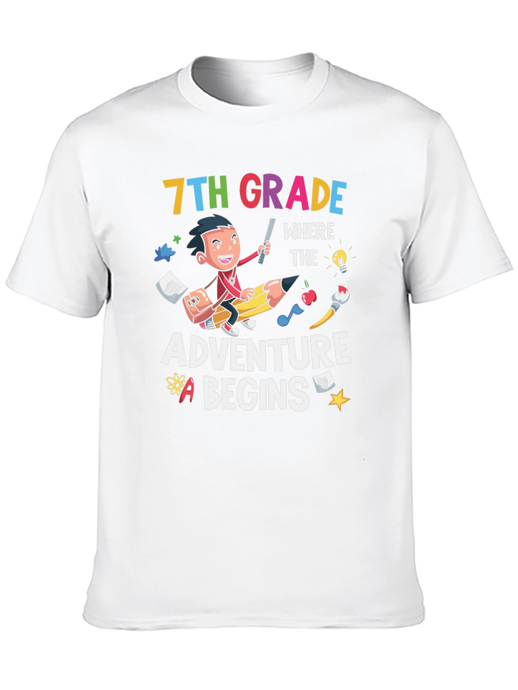 7th Grade Adventure Begins T-Shirt