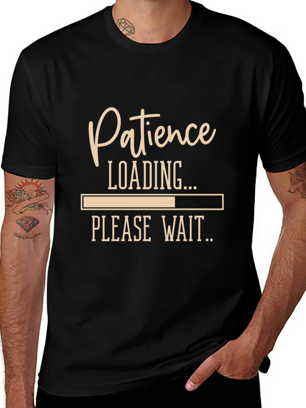 Patience Loading T-Shirt - Funny Slogan Tee