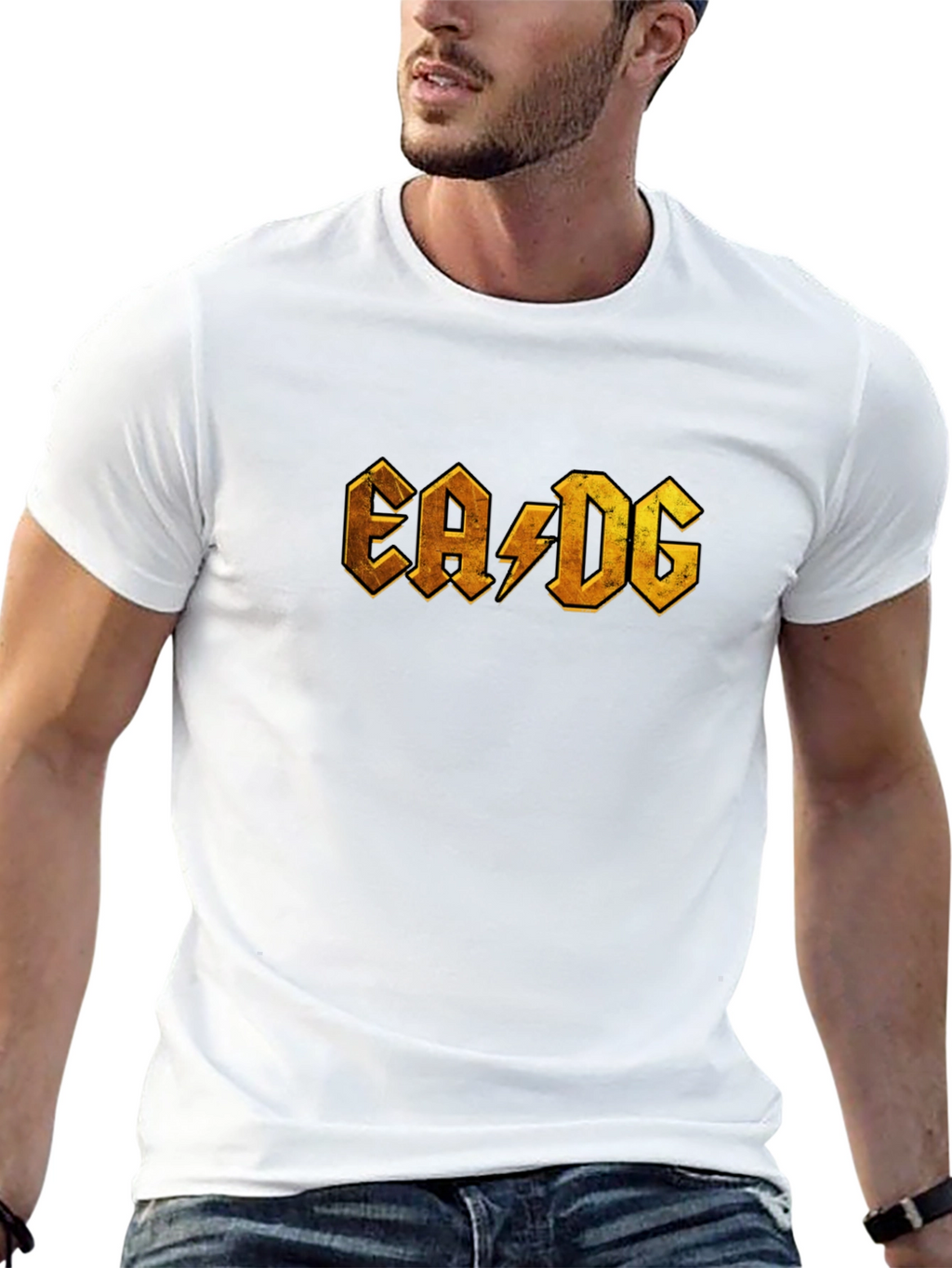 EA/DG Black Graphic Tee