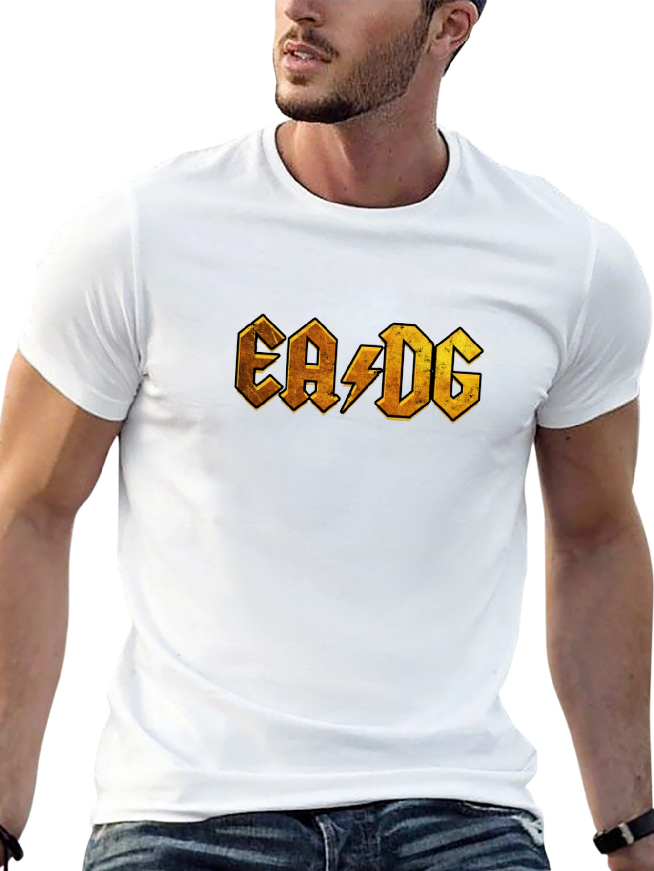 EA/DG Black Graphic Tee