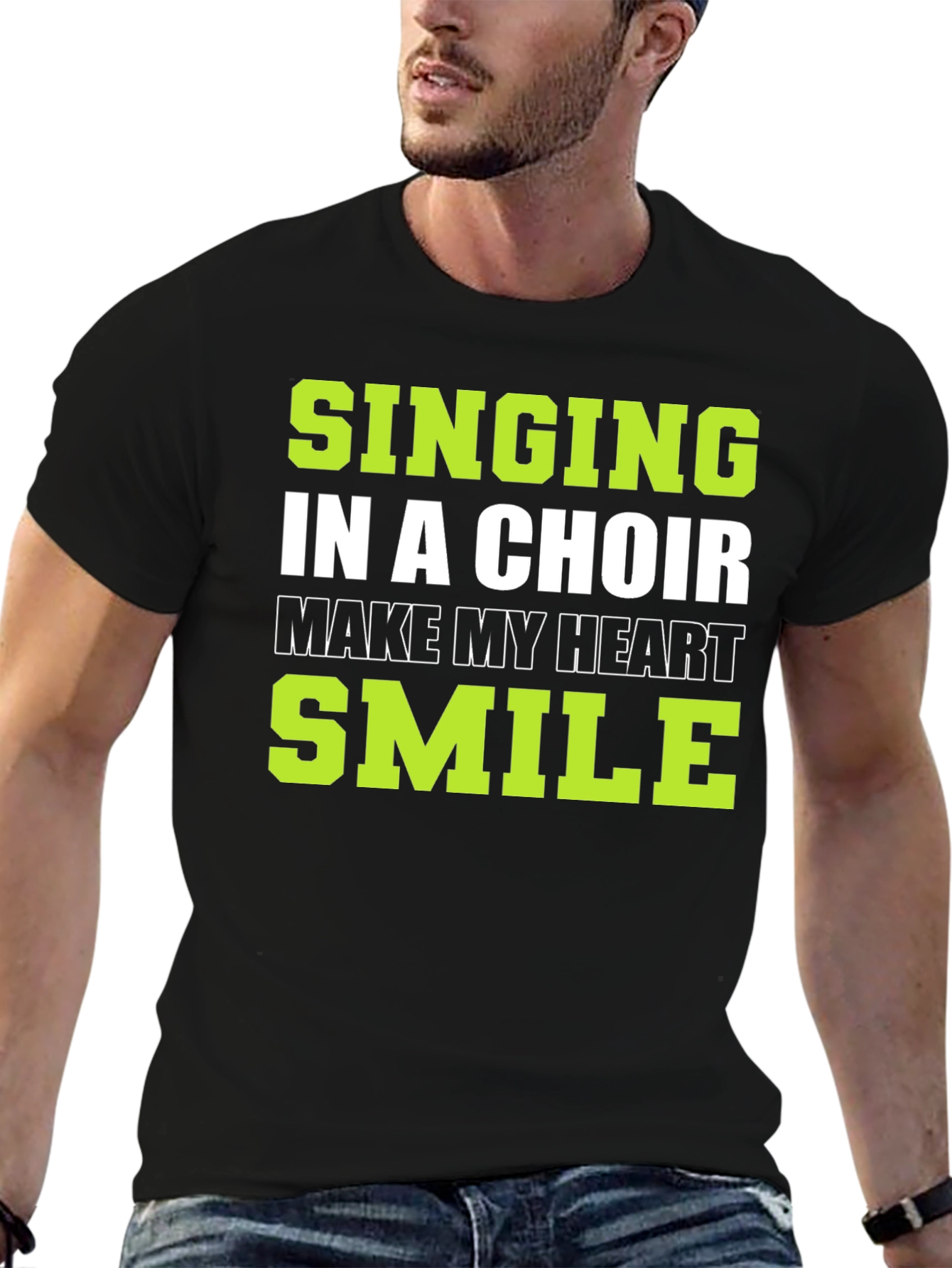 Singing in a Choir T-Shirt: Makes My Heart Smile