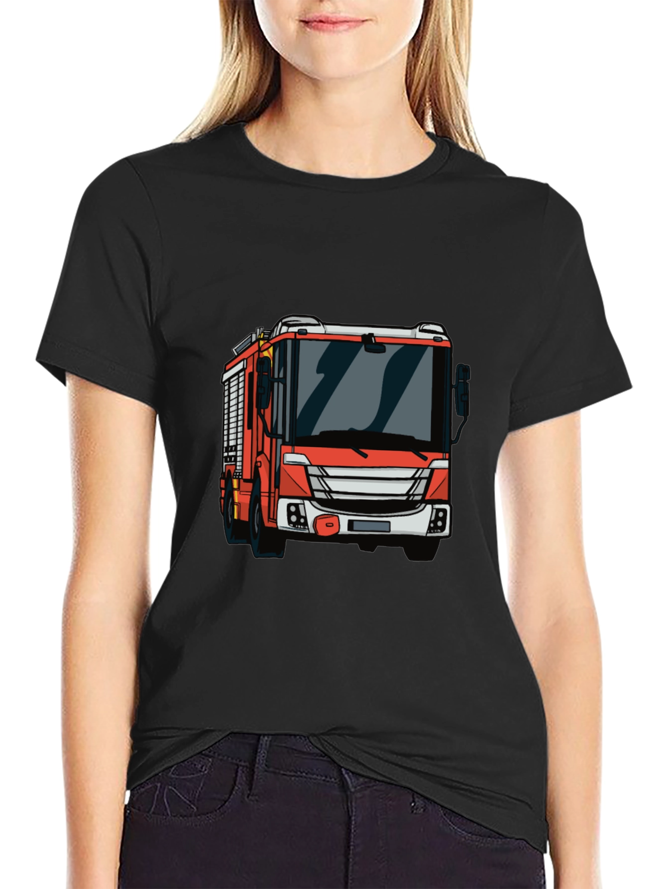 Fire Truck T-Shirt - Cool Graphic Tee for Firefighter Fans