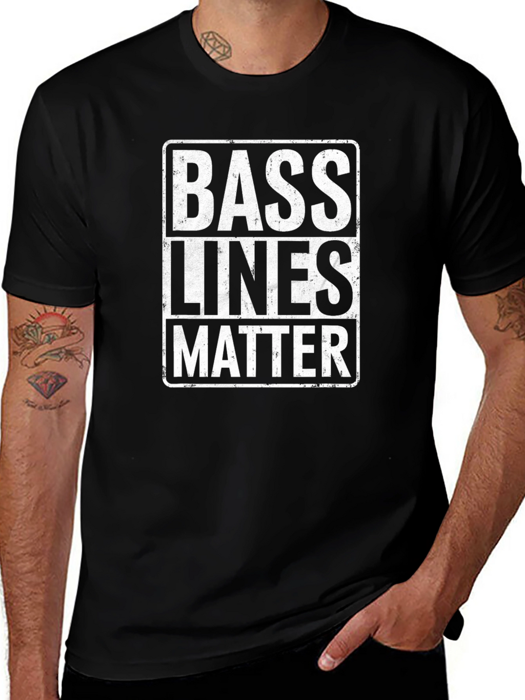 Bass Lines Matter T-Shirt - Music Lover Tee