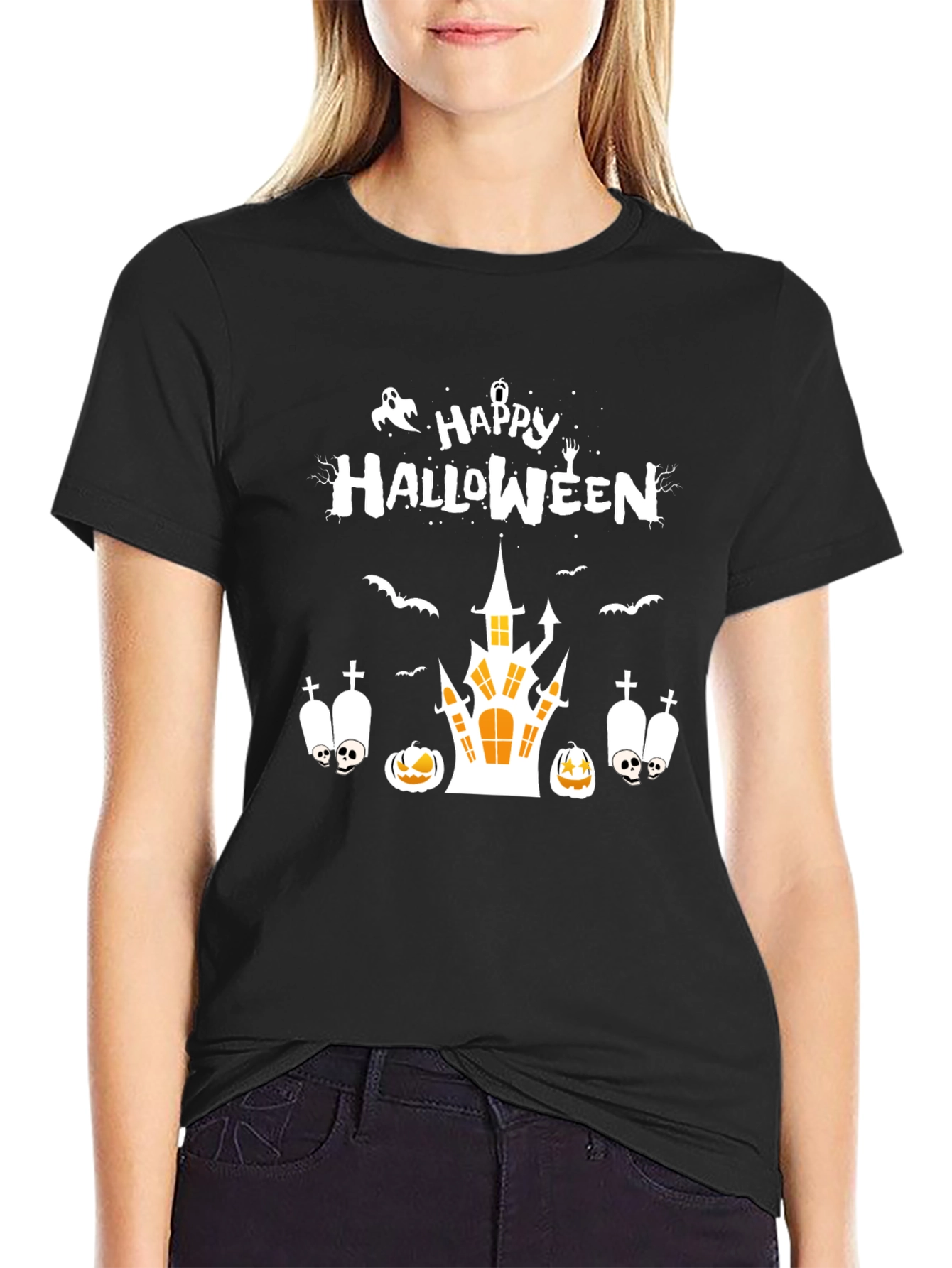 Halloween Graphic Tee - Spooky Season Shirt