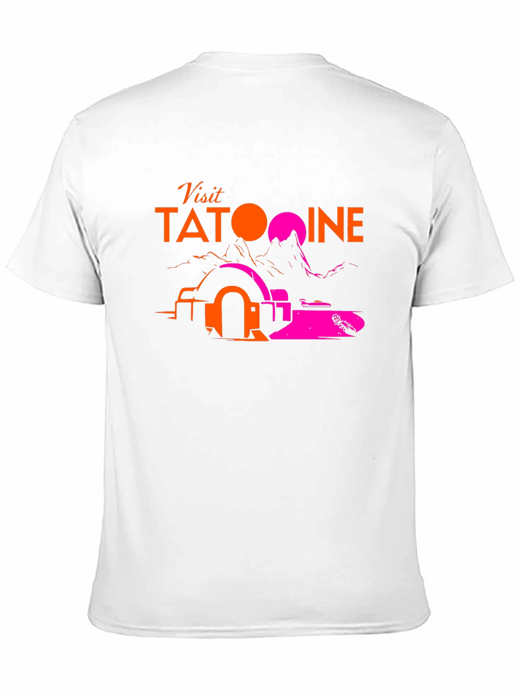 Visit Tatooine Black T-Shirt - Sci-Fi Graphic Tee