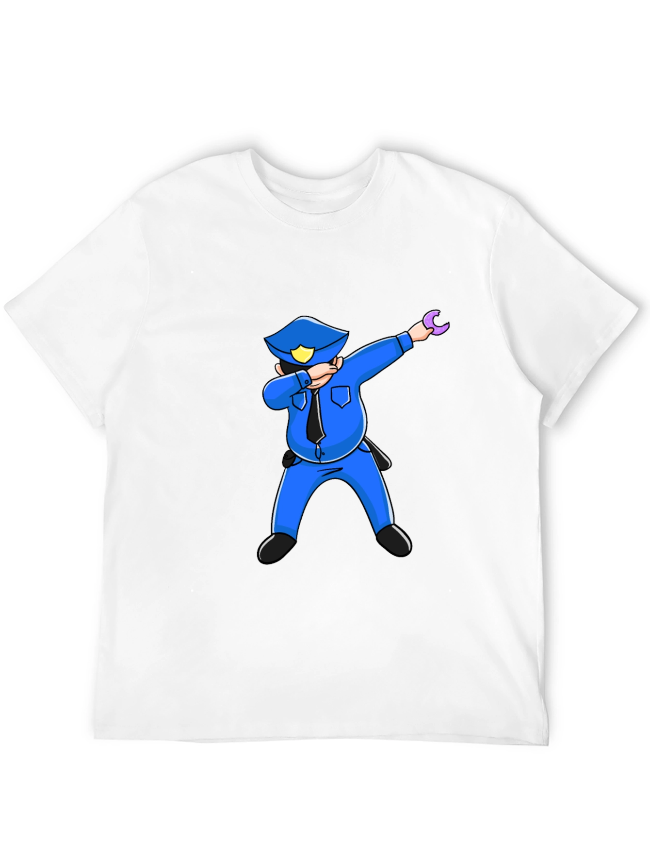 Dabbing Police Cartoon Graphic Tee