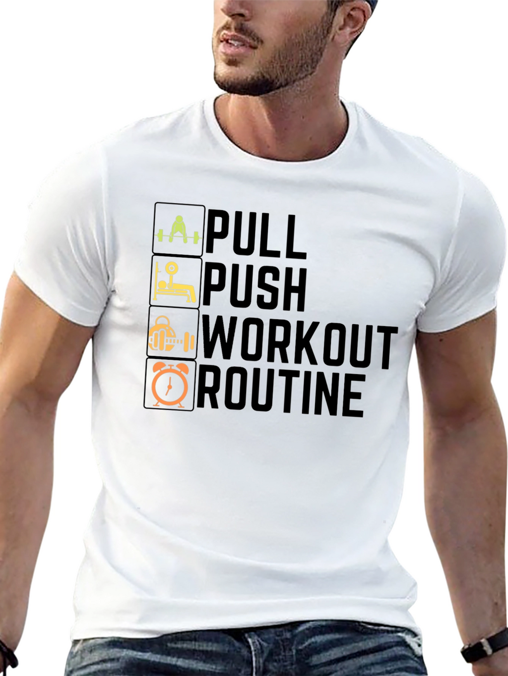 Pull Push Workout Routine T-Shirt