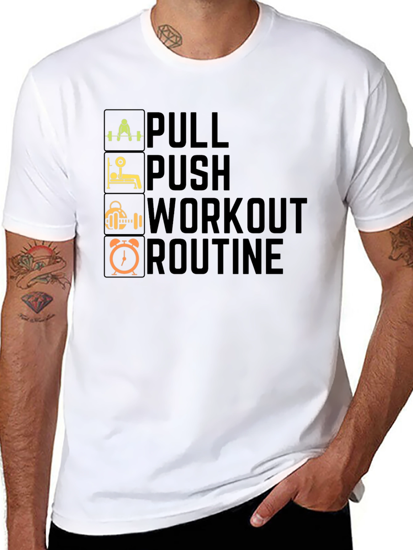 Pull Push Workout Routine T-Shirt