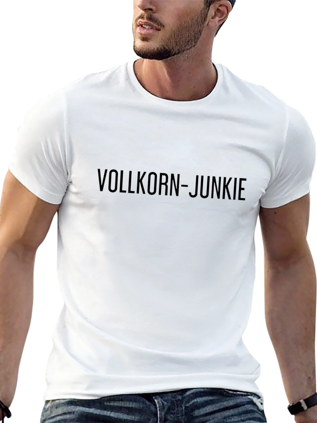 Vollkorn-Junkie Black T-Shirt