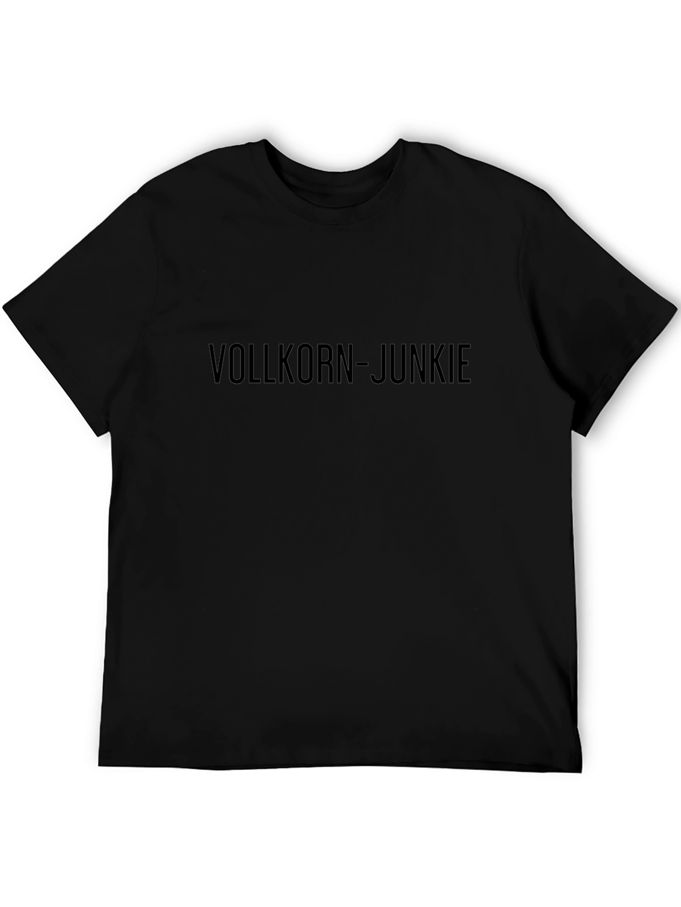 Vollkorn-Junkie Black T-Shirt