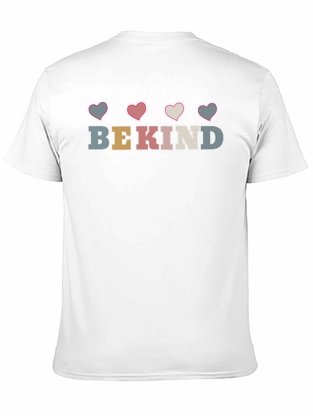 Be Kind Heart Graphic Crew Neck Tee