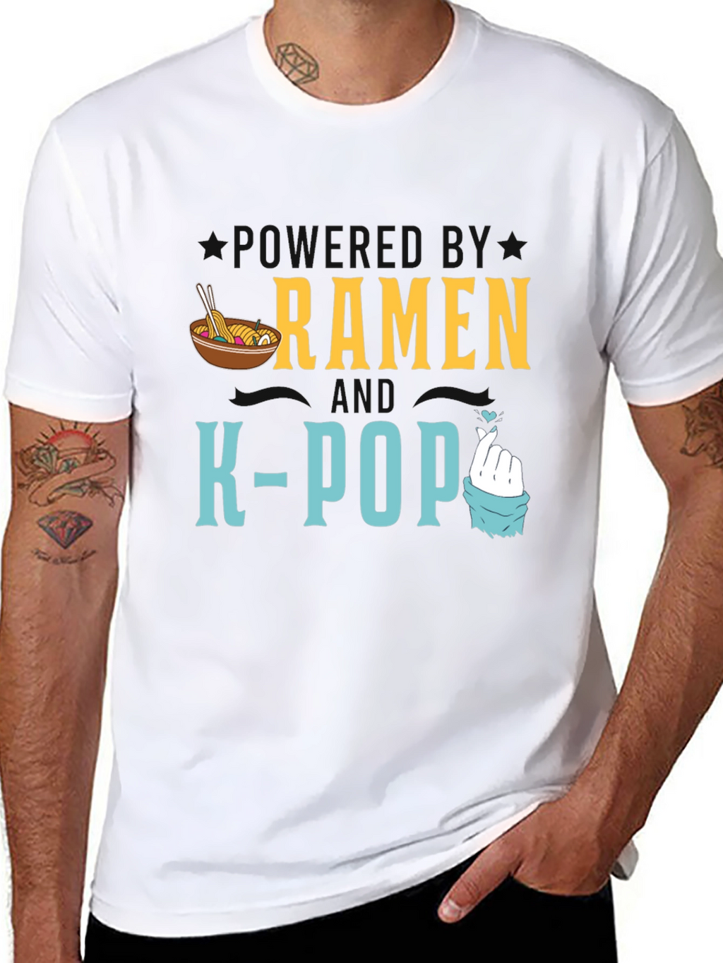 Fueled By Ramen and K-Pop Graphic T-Shirt