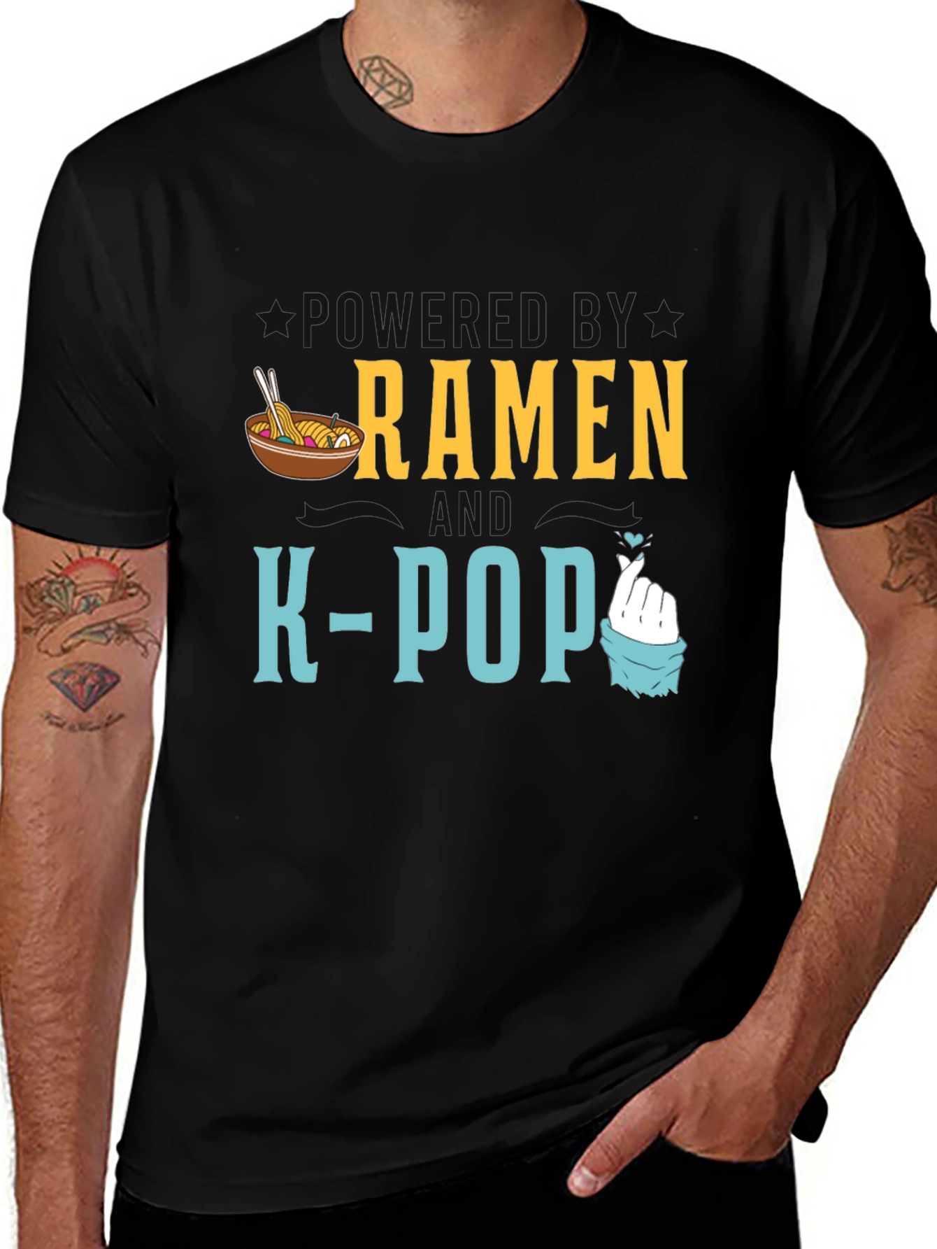 Fueled By Ramen and K-Pop Graphic T-Shirt
