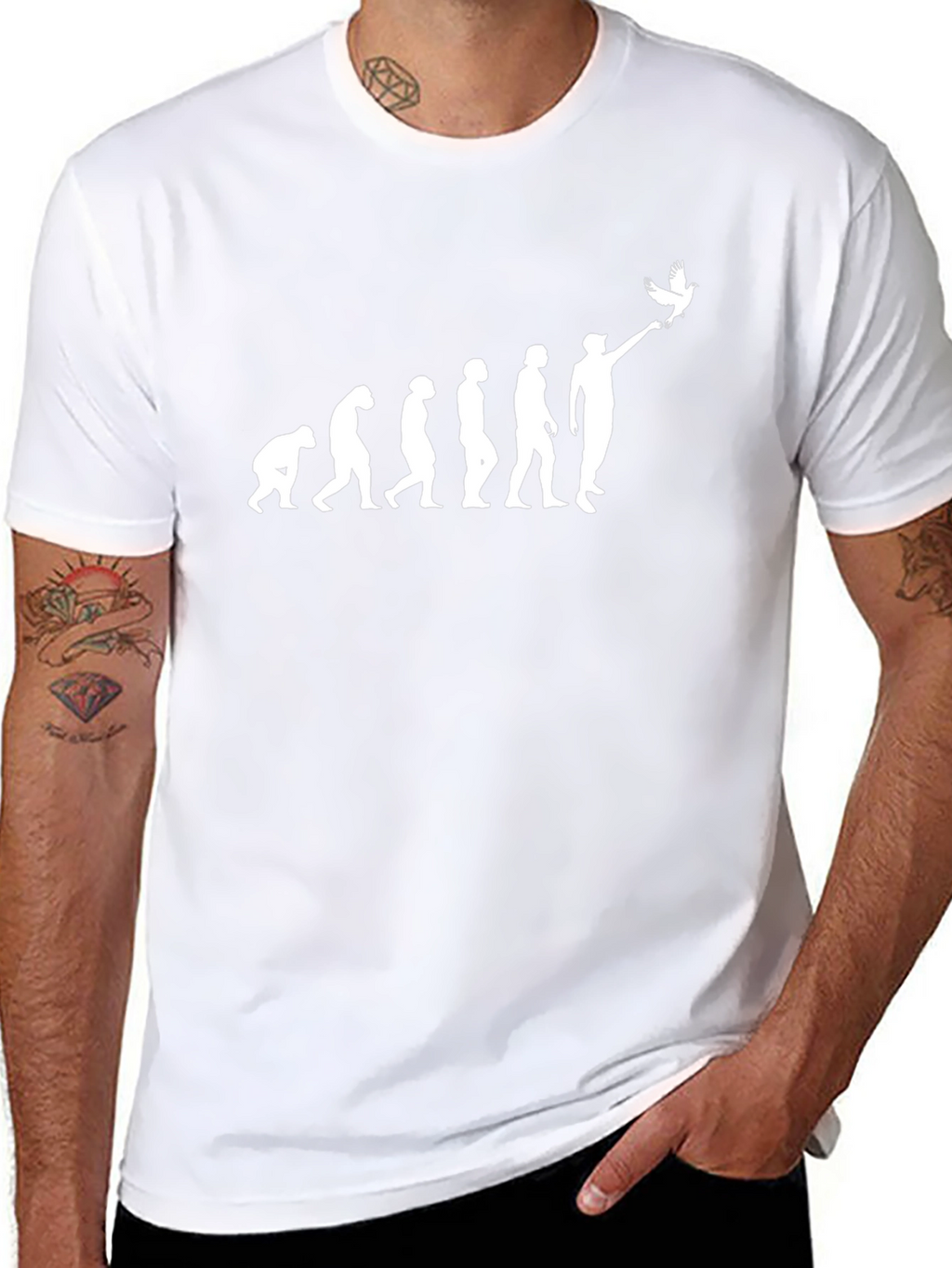 Evolution T-Shirt - Human Bird Release