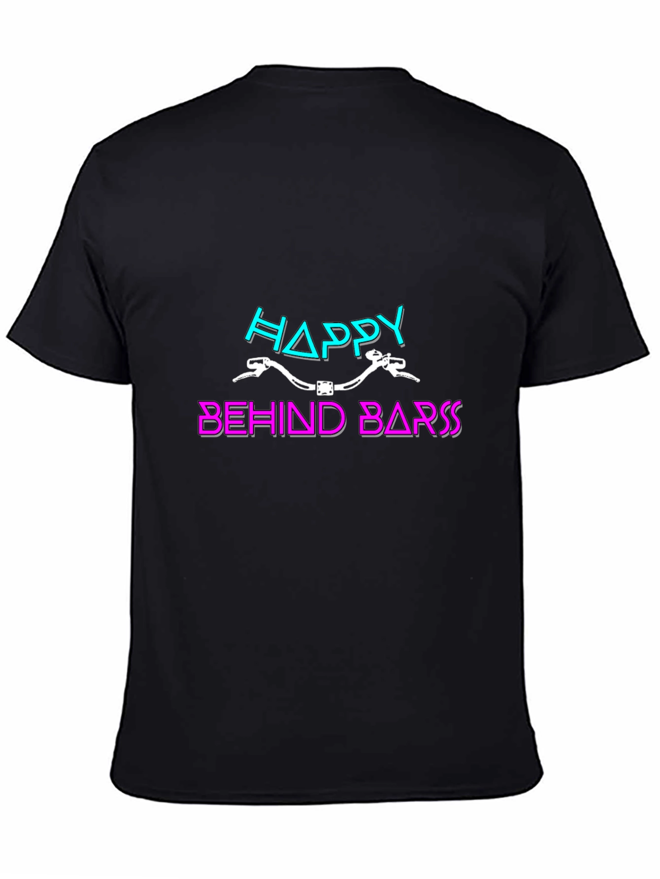 Happy Behind Bars Graphic T-Shirt