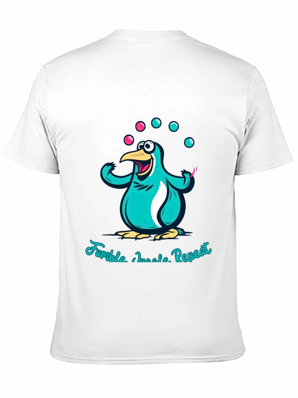 Juggling Penguin Graphic Tee