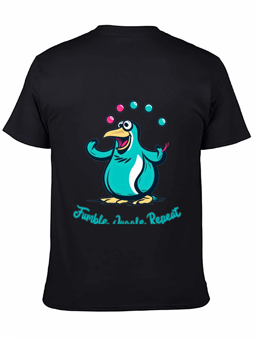 Juggling Penguin Graphic Tee
