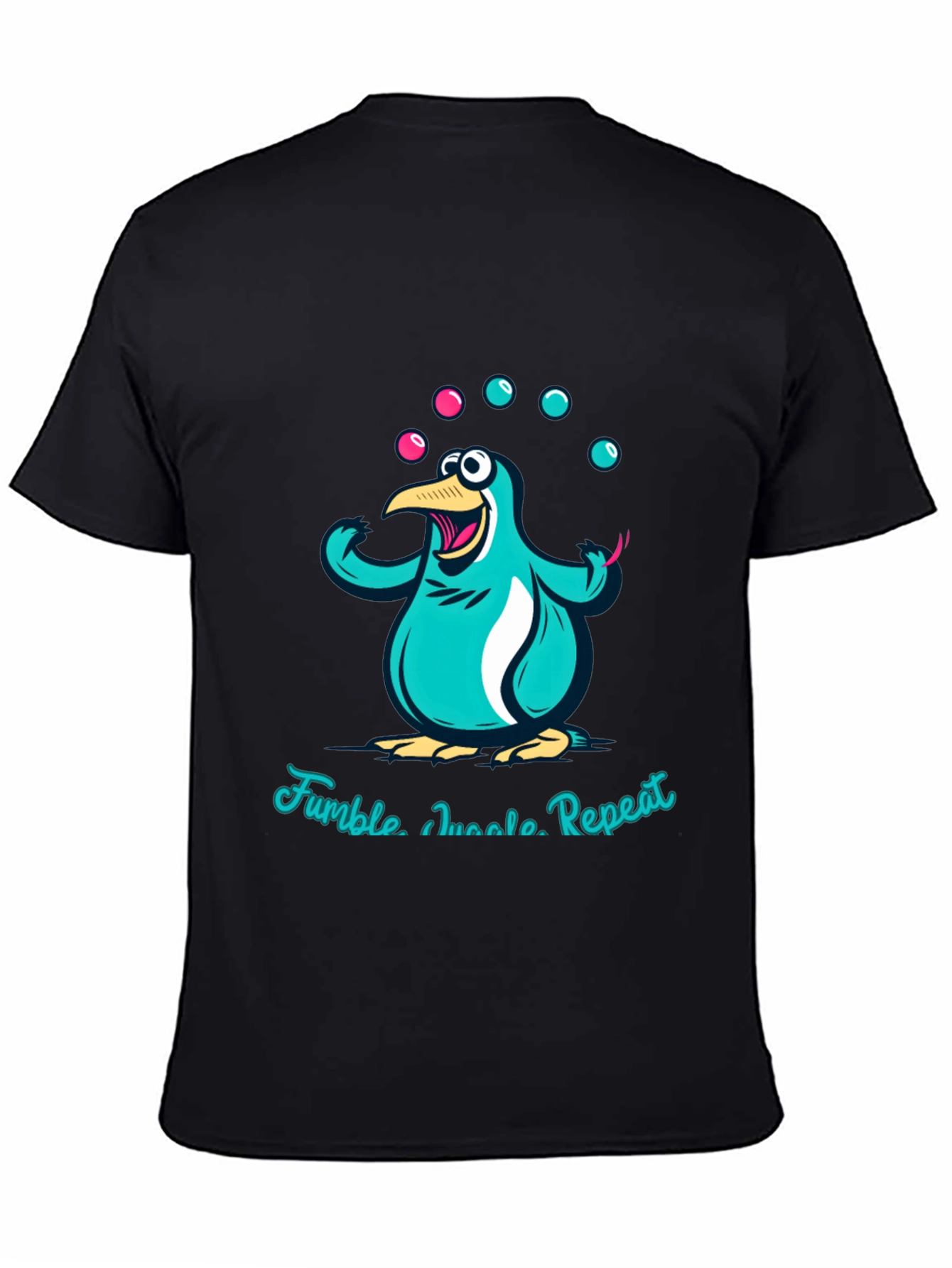 Juggling Penguin Graphic Tee